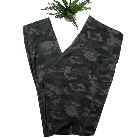 Fabletics PowerHold Leggings, Charcoal Camo, Gray Green Black, XXS XS - Picture 13 of 13